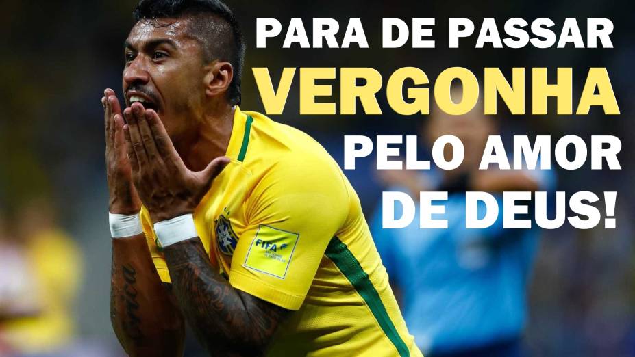 O volante Paulinho já mandou o recado para os jogadores que simularem faltas dentro de campo.