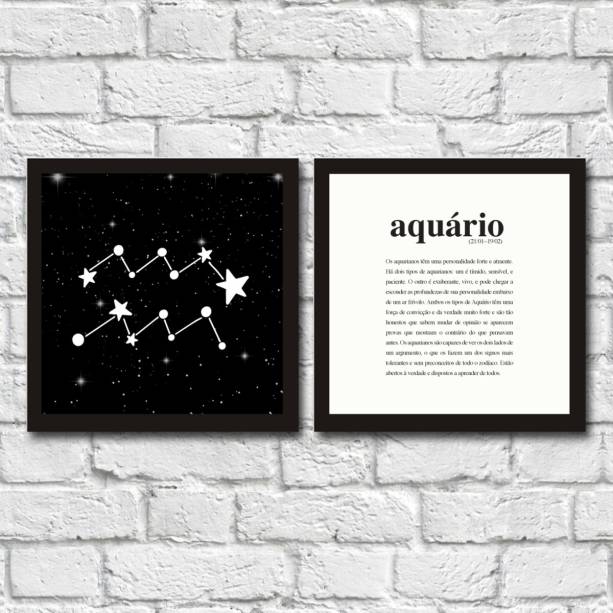 Dupla de quadrinhos, de 24 x 24 cm, com moldura preta e frente de vidro. Todos os signos. <a href="https://www.elo7.com.br/2-quadros-lindos-20x20-signos-aquario/dp/C6766E?pp=20&pn=9&nav=sch_pd_sr_9_340&qrid=btqcDgVtUIcD#dmcl=0&dsab=0&hpa=0&pso=up&ps2=1&hsv=1&pcpe=1&nis=0&ucrq=1&npc=0&supc=1&smk=0&df=d&rps=0&uct=0&rhpv=0&srm=0&ssl=0&sew=1&ccil=0&sms=0&spc=1&staa=0&smsm=0&usb=1&ses=1&sei=1&suf=0&smps=0&rfn=0&sedk=0&sewb=1&sac=0&uso=o&smc=1&hsn=0&dccs=0&sum=0&sep=1&dpch=0&cpr=0&secpl=0&col=b&inp=0&sed=1" target="_blank" rel="noopener">Elo 7 (Annex Decor)</a>, R$ 74,90