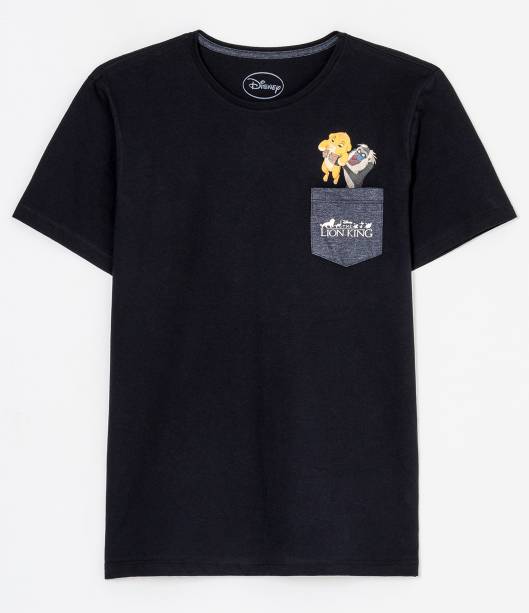 Camiseta manga curta estampa Rei Leão (pré-lançamento), Renner Camiseta manga curta estampa Rei Leão (pré-lançamento), Renner