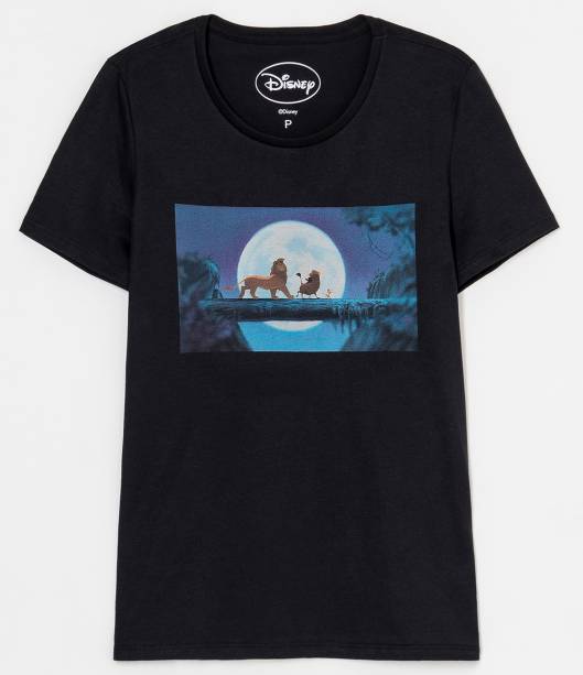 Blusa com estampa Rei Leão, R$ 39,90 - Renner Blusa com estampa Rei Leão, R$ 39,90 - Renner