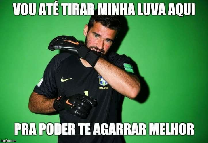 O goleiro Allison está pronto para defender a gente de qualquer ousadia suíça de chegar na trave.