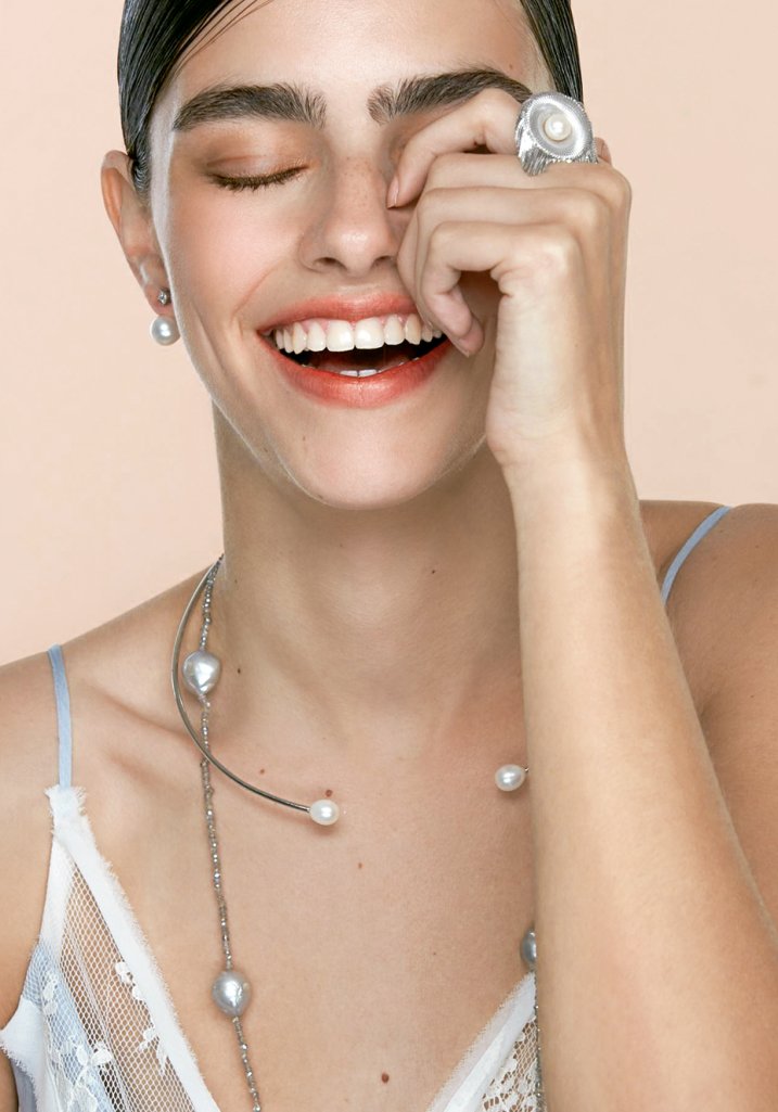 P&eacute;rolas joias tend&ecirc;ncia contempor&acirc;nea