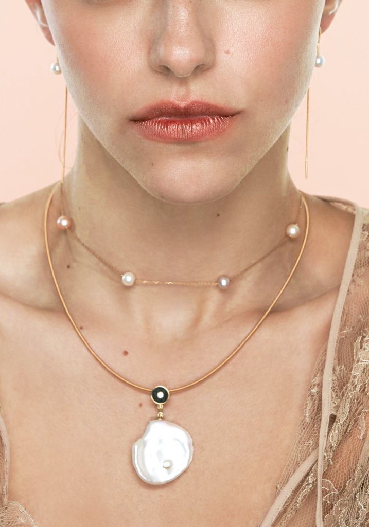 P&eacute;rolas joias tend&ecirc;ncia contempor&acirc;nea