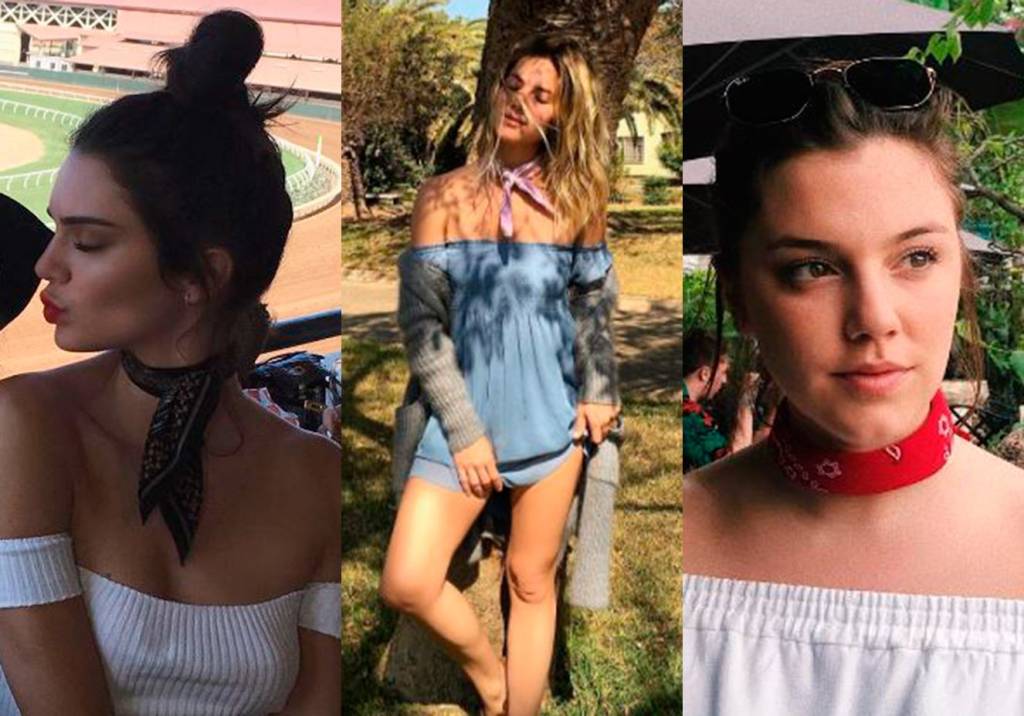 Bandanas levantam o status dos looks casuais das famosas