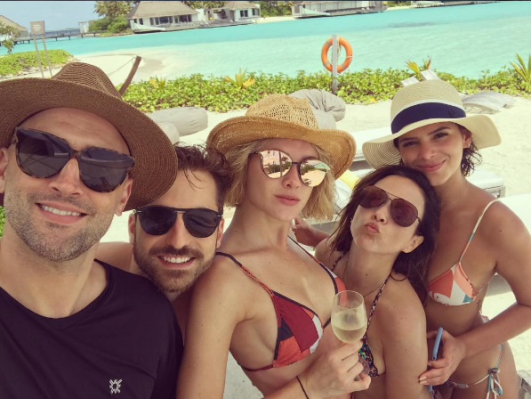 Bruna Marquezine, Fiorella Mattheis e Tatá Werneck nas Maldivas