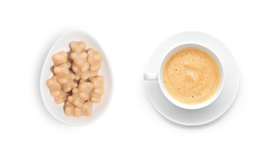 Esta bala em formato de ursinho vale por um café espresso