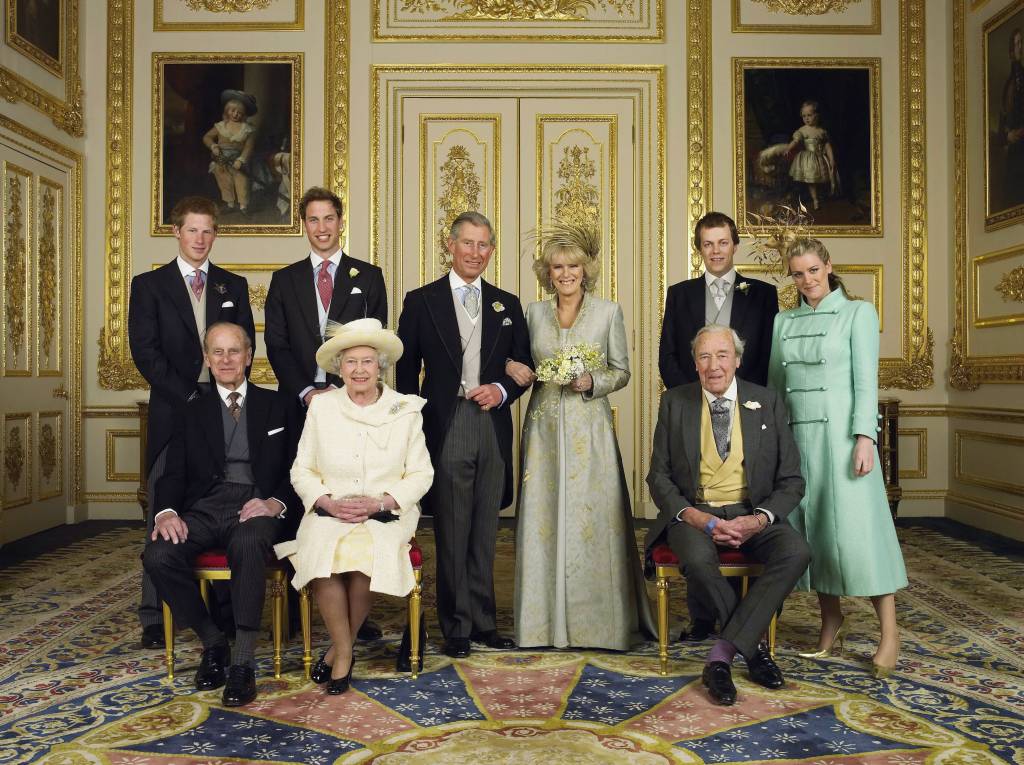 Casamento Charles e Camilla – 2005 – casamento real – foto oficial TRH Prince Charles & The Duchess Of Cornwall Attend Blessing At Windsor