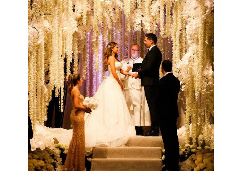 Sofia Vergara veste Zuhair Murad no casamento com Joe Manganiello