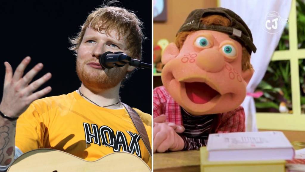Júlio, do Cocoricó, comenta meme que viralizou: “Eu não sou o Ed Sheeran”