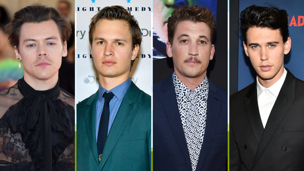 Harry Styles, Ansel Elgort, Miles Teller e Austin Butler disputam o papel de Elvis Presley nos cinemas.