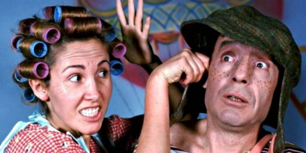 Dona Florinda (Florinda Meza) e Chaves (Roberto Bolaños)