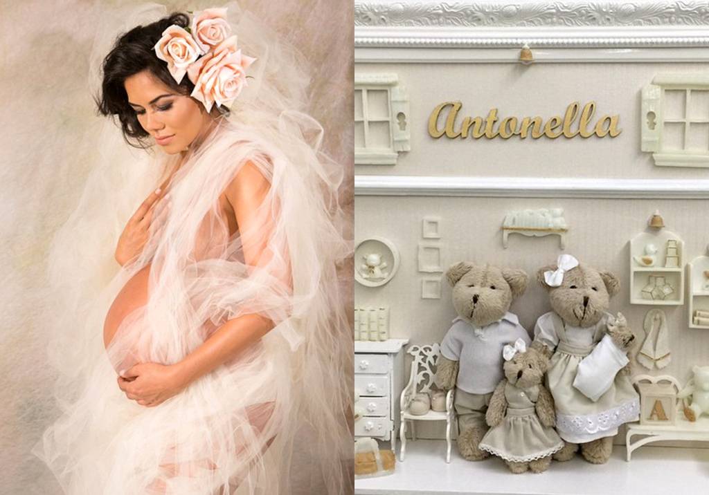 Os enfeites de porta de maternidade dos famosos