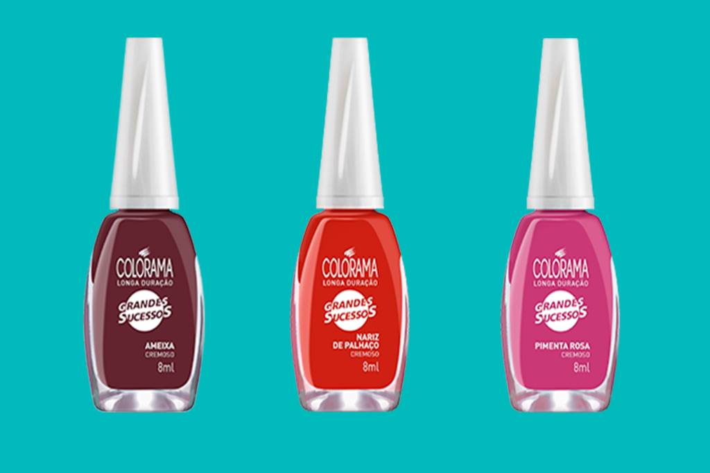 Colorama relança os esmaltes que mais fizeram sucesso na história da marca