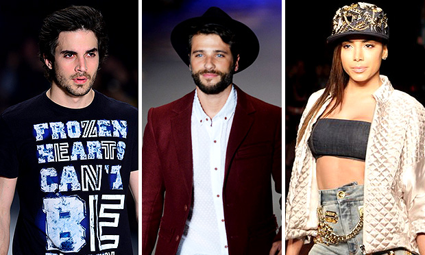 Fiuk, Bruno Gagliasso e Anitta desfilaram no SPFW Inverno 2015