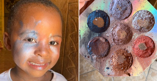 Ela destruiu a make cara da mãe, mas a marca da Rihanna resolveu o drama