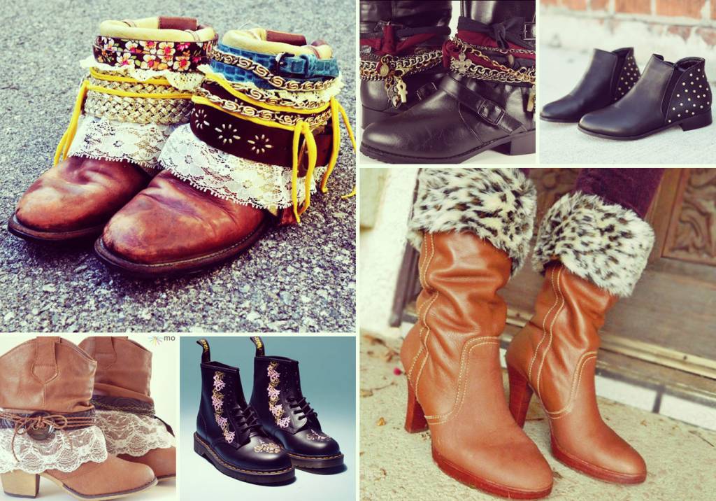 6 ideias para customizar suas botas