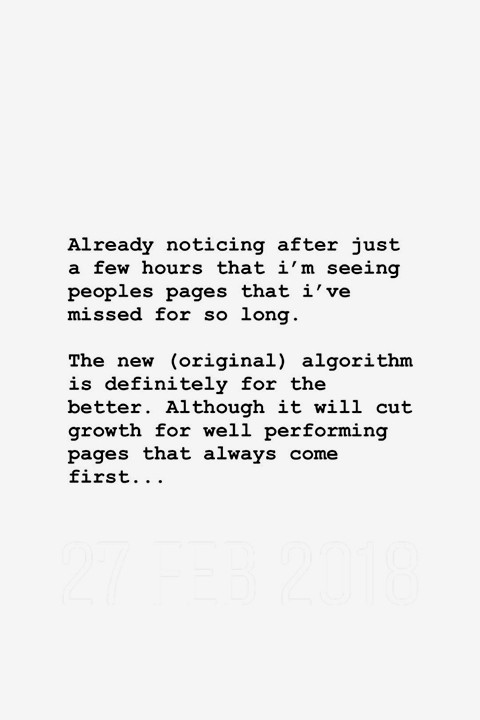 Ordem cronol&oacute;gica do Instagram