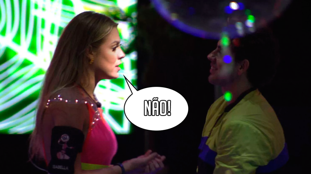 BBB19: Maycon desrespeita “não” de Isabella e isso é muito problemático