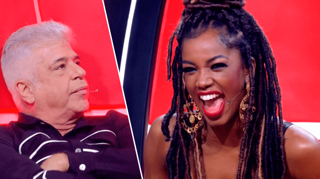 Chegando com tudo, Iza “bloqueia” Lulu Santos na estreia do ‘The Voice’
