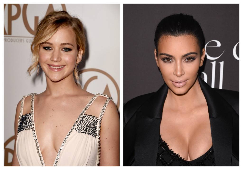 Jennifer Lawrence quase surtou ao conhecer Kim Kardashian