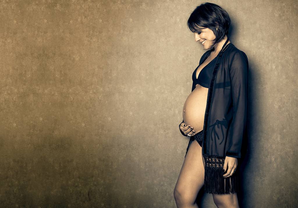 Aos 8 meses, Juliana Knust afirma: “Quero um parto humanizado”