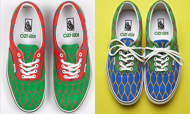 Grife Kenzo cria tênis em parceria com a Vans