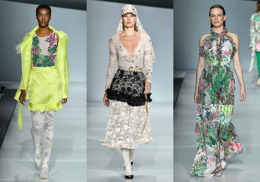 <strong>Victor Dzenk</strong> fechou o line-up de desfiles do Minas Trend com a coleção "Safari Tropical", inspirada na obra do artista plástico Luiz Zerbini. Cetim pesado, musseline, renda e tule deram vida a looks repletos de estampas e bordados, como pede o DNA da marca. <strong>Victor Dzenk</strong> fechou o line-up de desfiles do Minas Trend com a coleção "Safari Tropical", inspirada na obra do artista plástico Luiz Zerbini. Cetim pesado, musseline, renda e tule deram vida a looks repletos de estampas e bordados, como pede o DNA da marca.