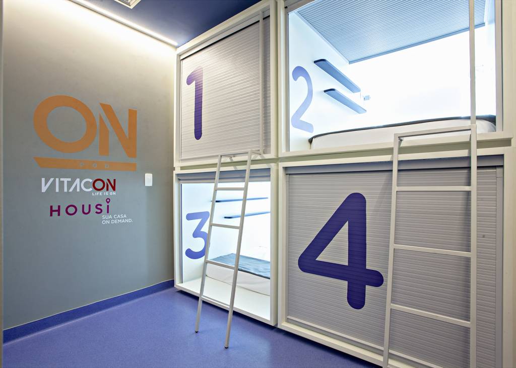 Sabe o que é hotel-cápsula? Em São Paulo, já dá pra dormir em um por R$ 40