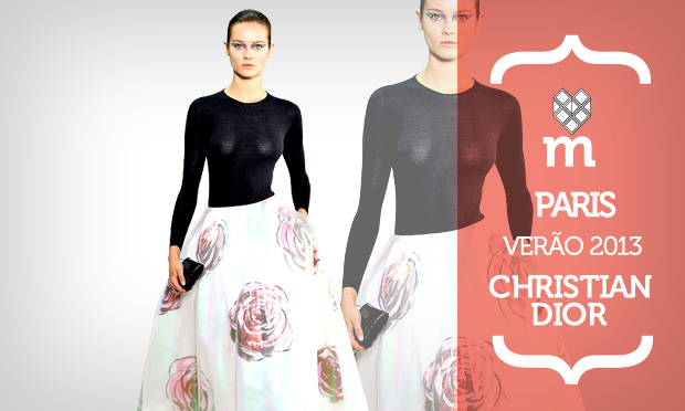 Christian Dior apresentou seu minimalismo para a temporada de verão 2013 em Paris