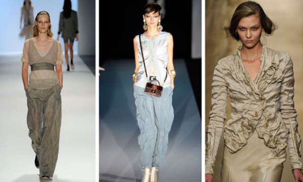 A praticidade das roupas com textura amassada