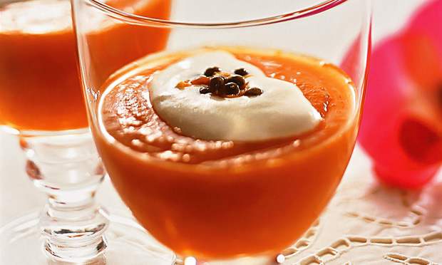 Creme de mamão com iogurte