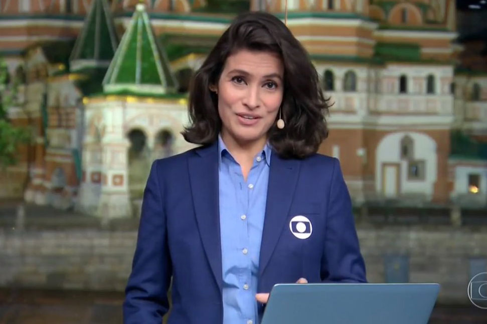 Look de Renata Vasconcellos no “JN” causa polêmica mais uma vez