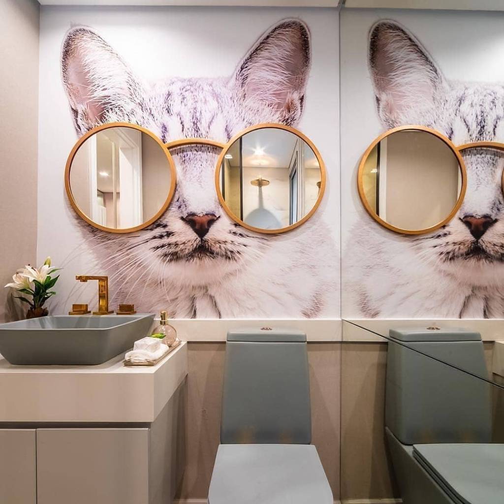 21 ideias criativas e lindas de revestimentos de parede para o banheiro