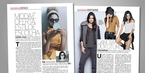 Estilista Cris Barros fala da moda "fast-fashion" na ELLE de abril