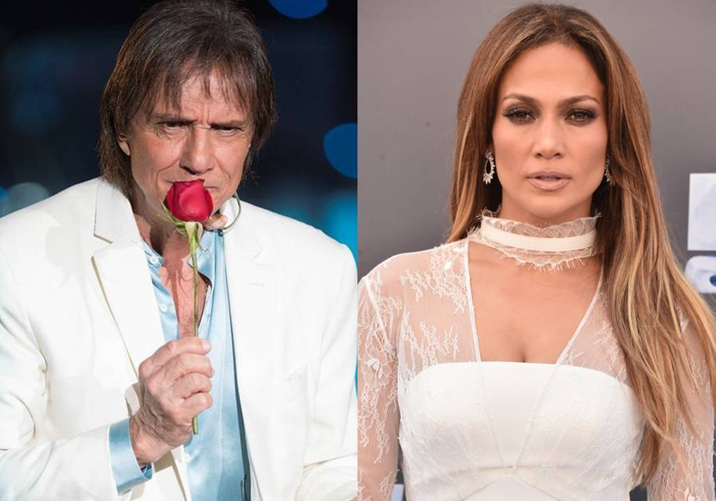 Jennifer Lopez e Roberto Carlos gravam dueto em espanhol e preparam clipe