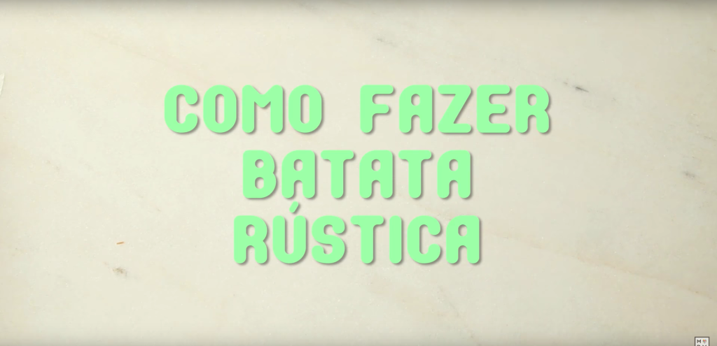 Como fazer batata rústica