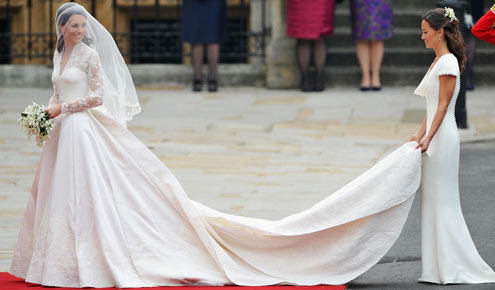 Veja todos os detalhes do vestido de noiva de Kate Middleton Kate Middleton Vestido de noiva