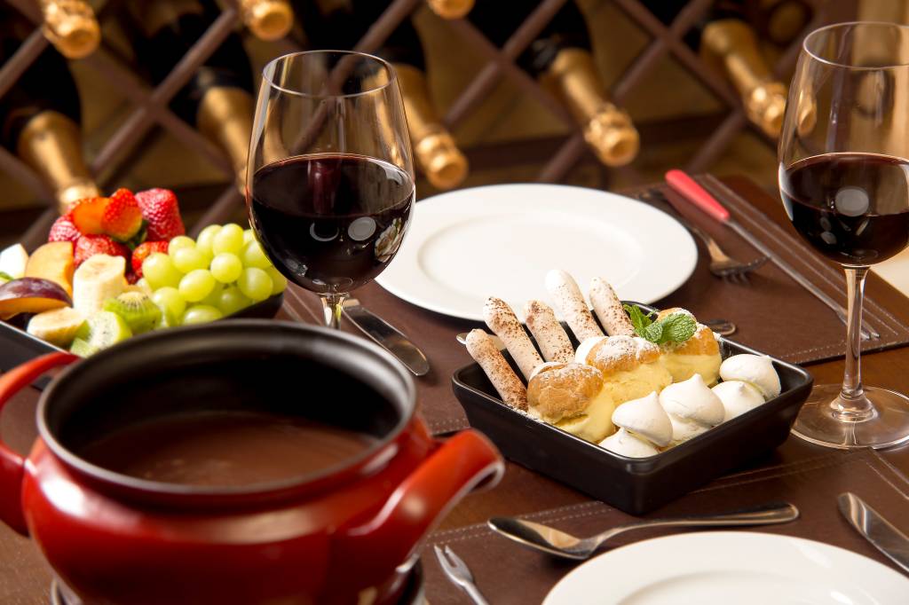 Fondue de Chocolate Amargo do Royal Palm Plaza Resort