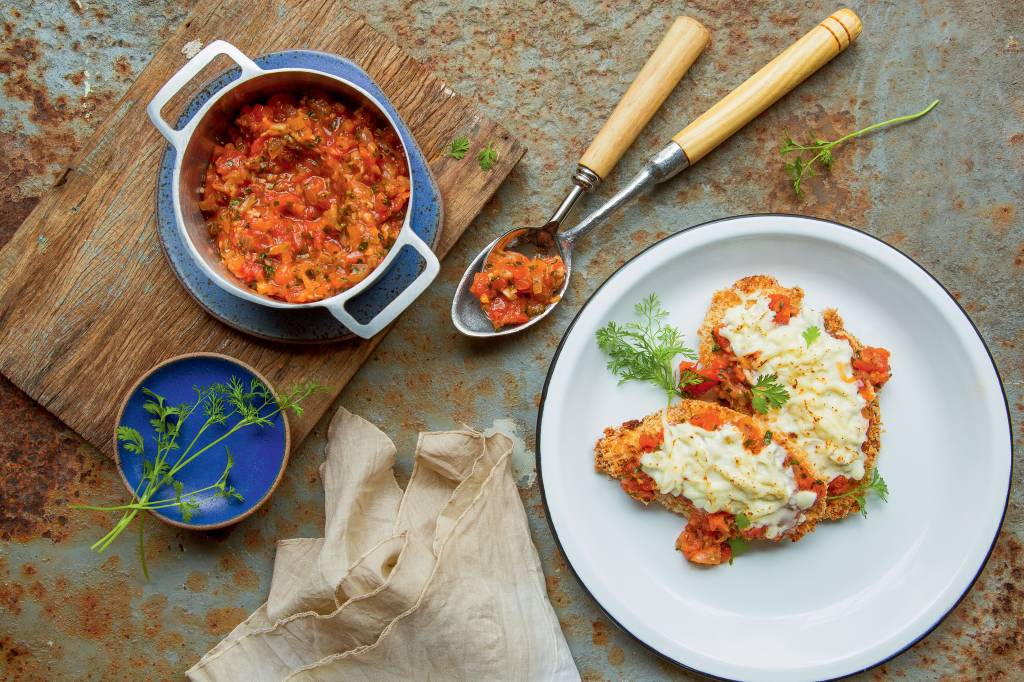 Frango à parmegiana light