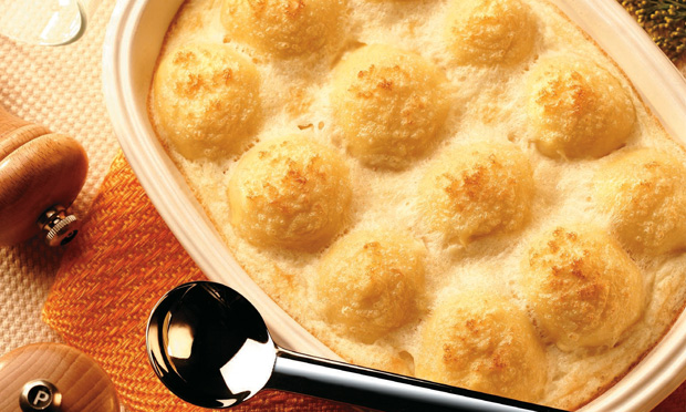 Batata nevada com queijo