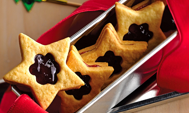 Biscoito recheado com geleia