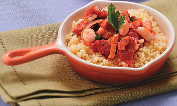 receita-frigideira-cuscuz-linguica-feijao-branco Frigideira de cerâmica