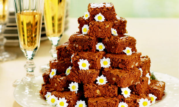 Pirâmide de brownie