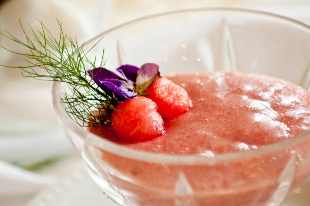 Shake de frutas vermelhas com chia
