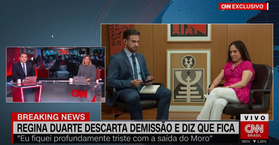 Regina Duarte minimiza ditadura militar e pandemia em entrevista