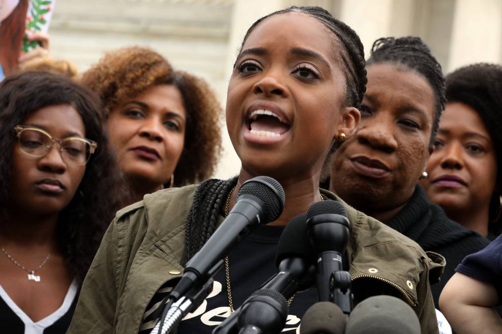 Tamika Mallory, uma das vozes dos protestos de Minneapolis