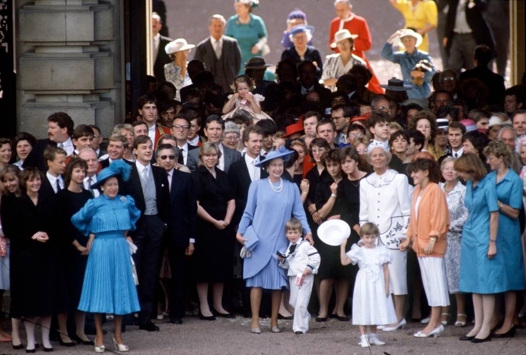 Rainha Elizabeth e príncipe William Rainha Elizabeth e príncipe William