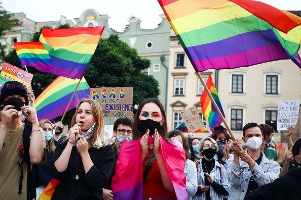 Pro-LGBT And Anti-LGBT Protests In Krakow Pro-LGBT And Anti-LGBT Protests In Krakow