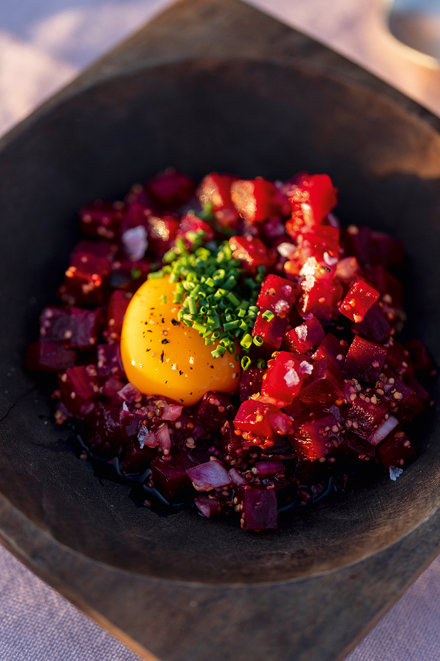 Tartare de beterraba