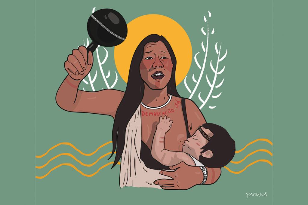 Yacunã Tuxá é indígena da etnia Tuxá, ativista e ilustradora Yacunã Tuxá é indígena da etnia Tuxá, ativista e ilustradora